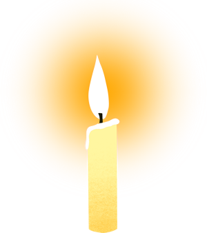 Vela acesa